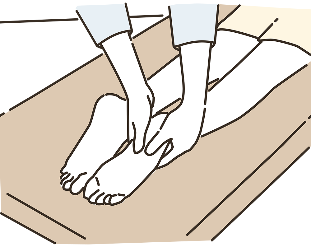 足裏の施術